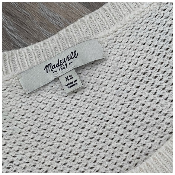 MADEWELL ARIEL CHRONICLE TEXTURE SWEATER - Picture 7 of 8